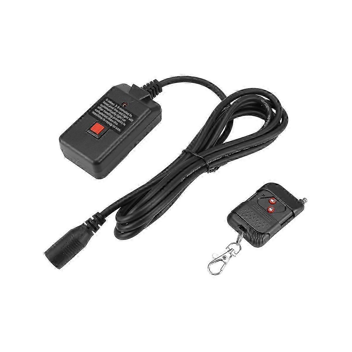 AC 90-240V Wireless Remote Receiver for Fog Machine, 400W Portable DJ Stage Unit with 3 Pins