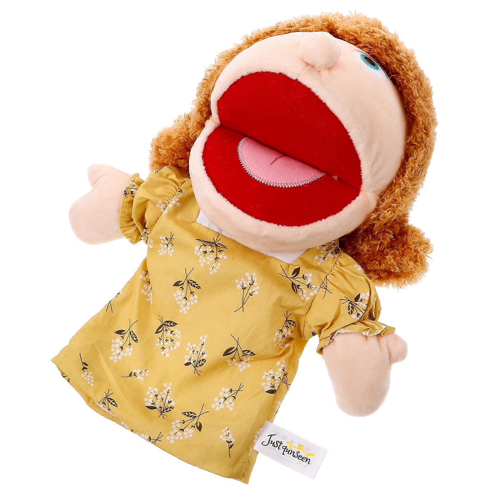 Soft Plush Kids Puppets for Educational Use during Classroom Activities Multi-color 1Pcs