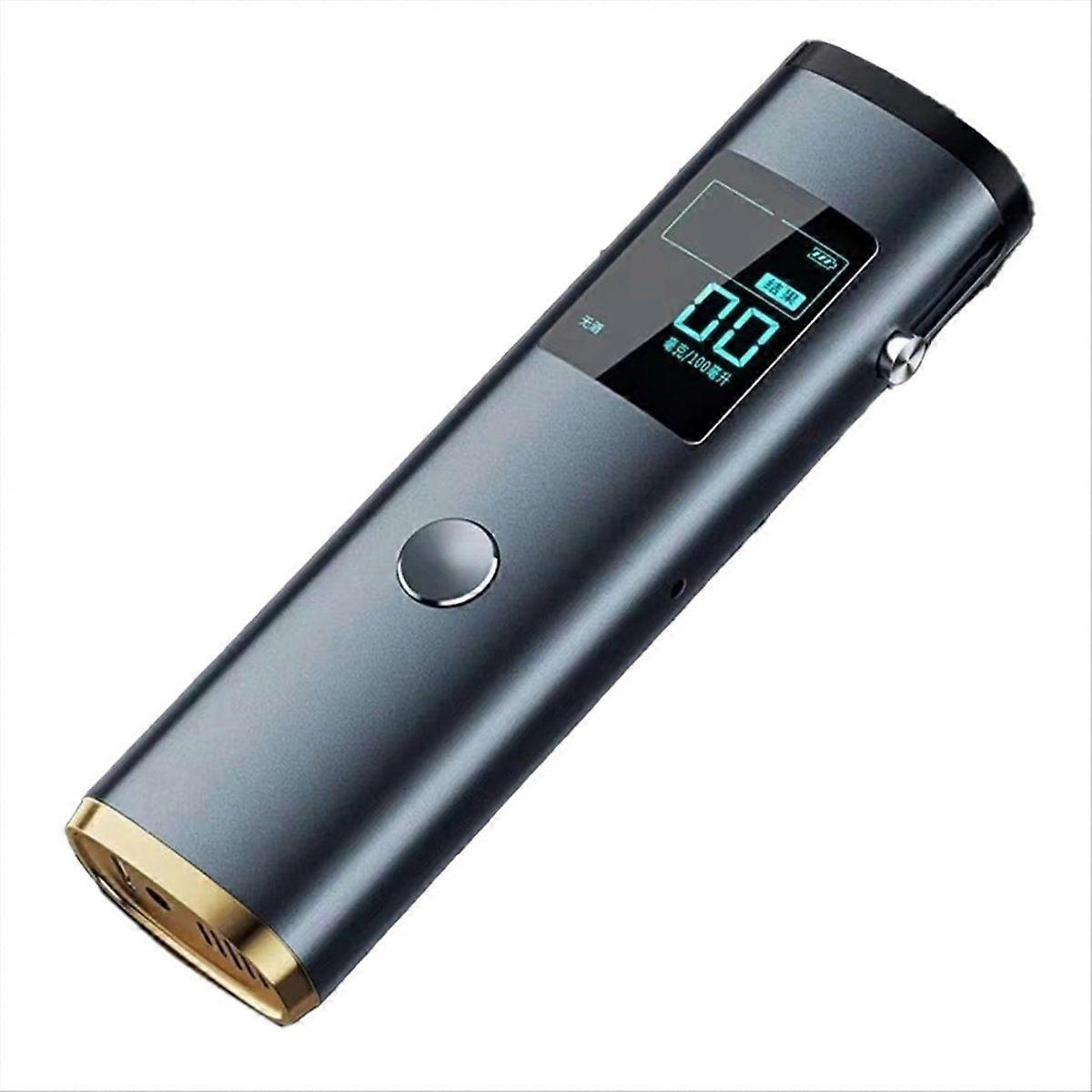 High Precision Non-Contact Electrochemical Alcohol Tester Digital Breathalyzer TYPE-C Charging Voic