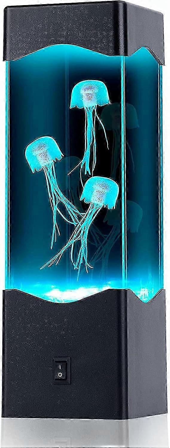 Relaxing Atmosphere Lamp for Home, Color Changing Jellyfish Lava Mood Light for Office Decor