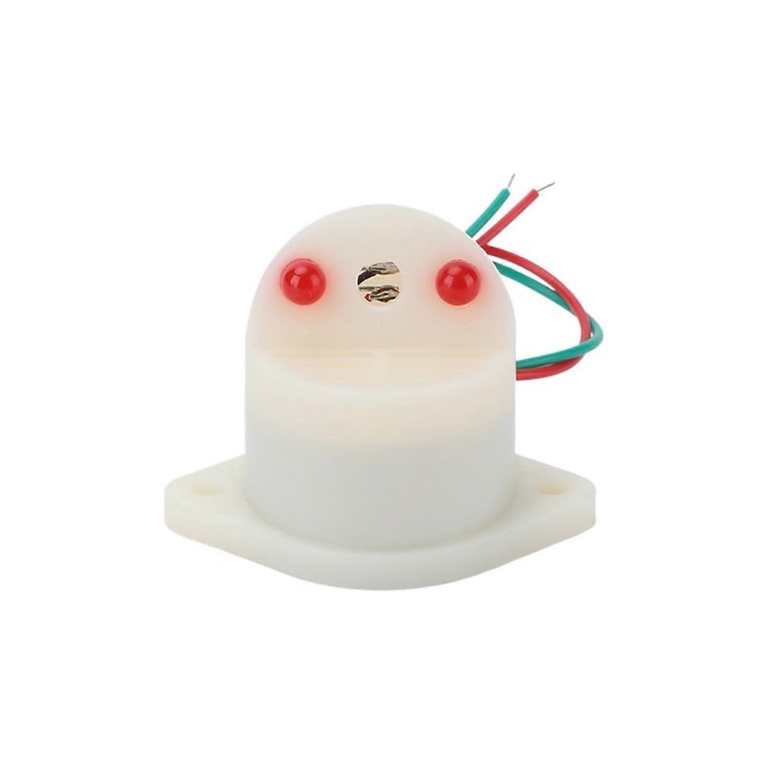 Dual Function Warning Buzzer Doorbell Alarm with LED, 12V 24V Loud Audible Visual Alert