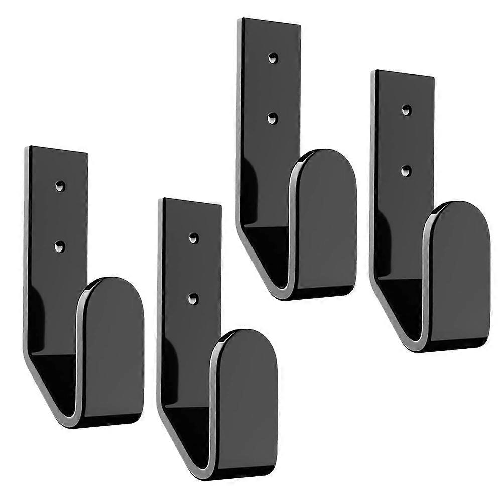 Keyboard Wall Mount Holder for Storage 4Pcs Universal Black Acrylic