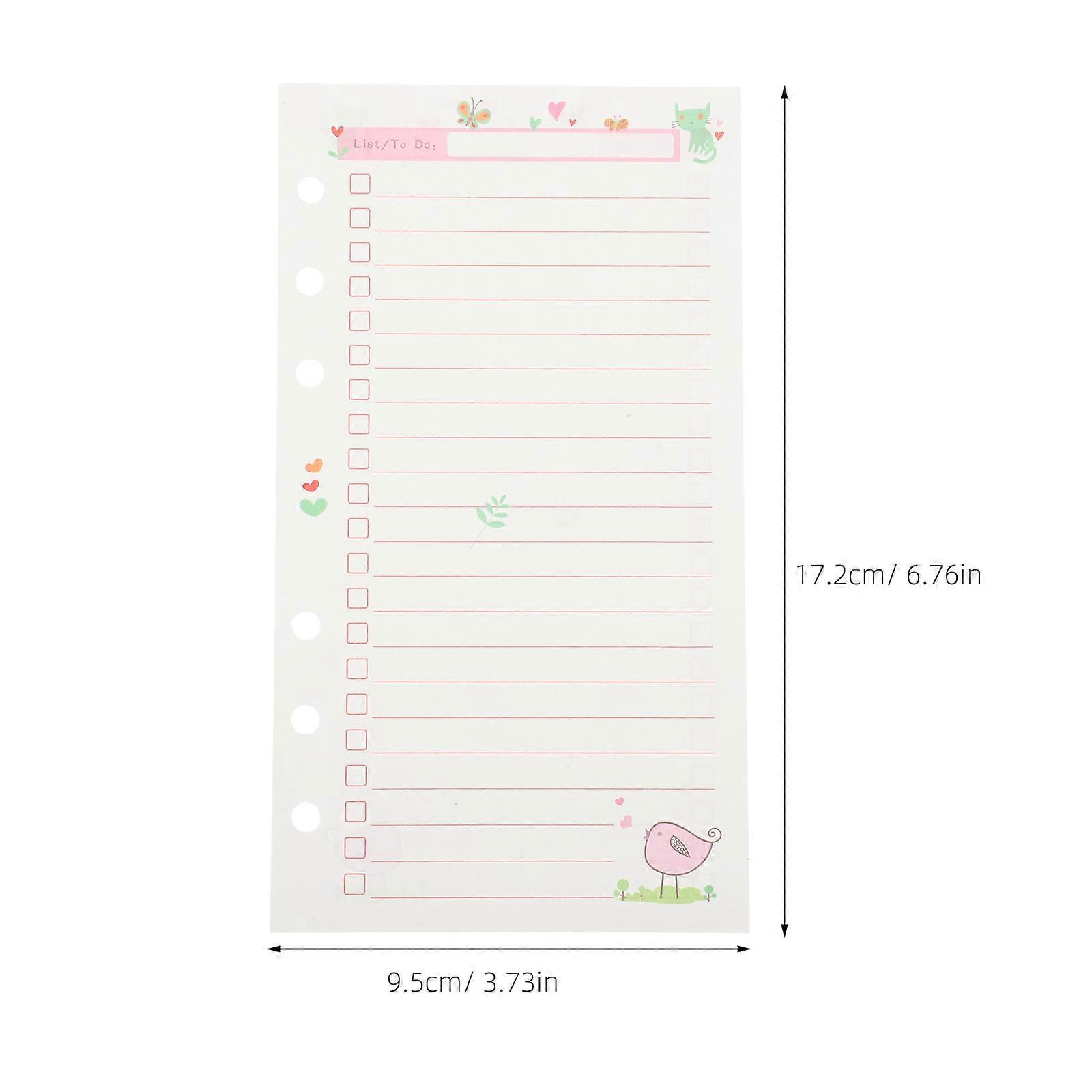 Handbound Notepad Refills for Planner Refill 1 Book Loose Leaf Paper