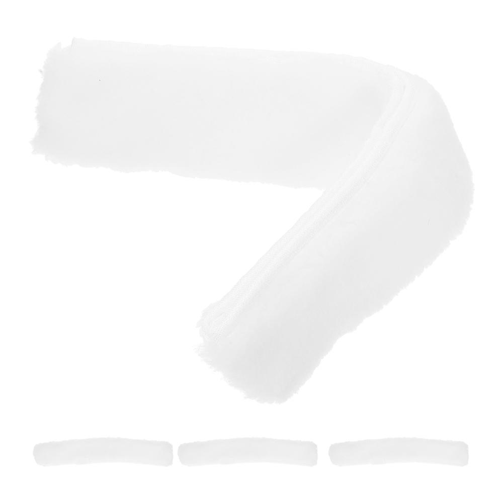 White Window Scrubber Sleeve for Cleaning 4Pcs Window Scrubber Replacement