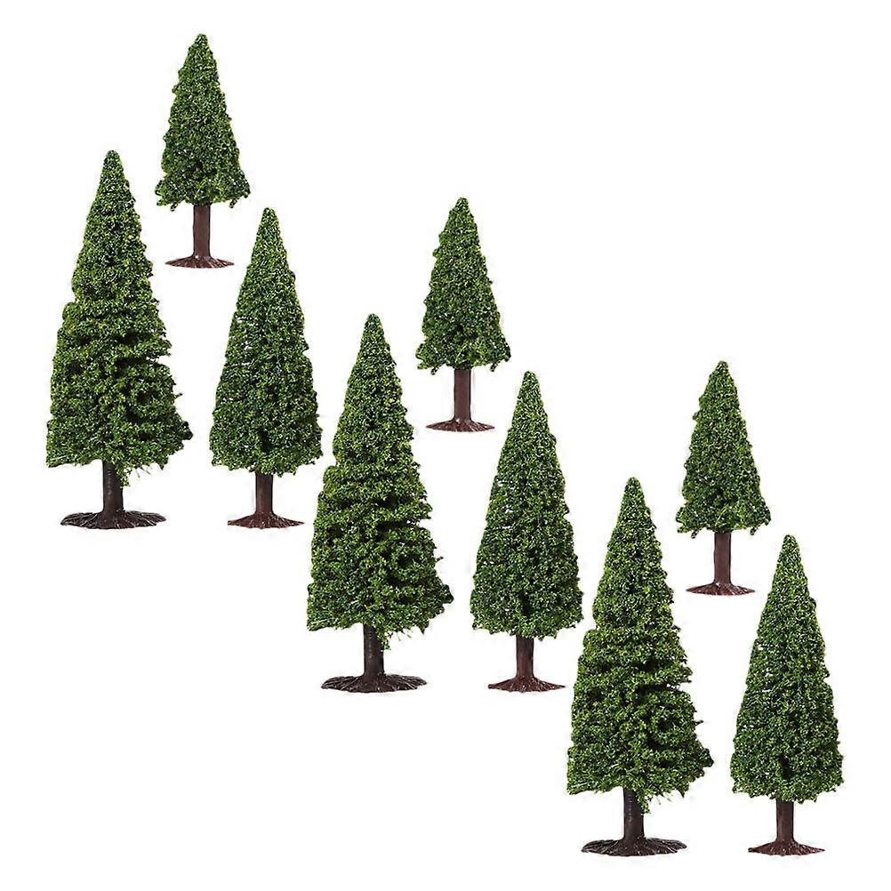 Miniature Model Trees for Architecture Fake Trees 9Pcs Collection