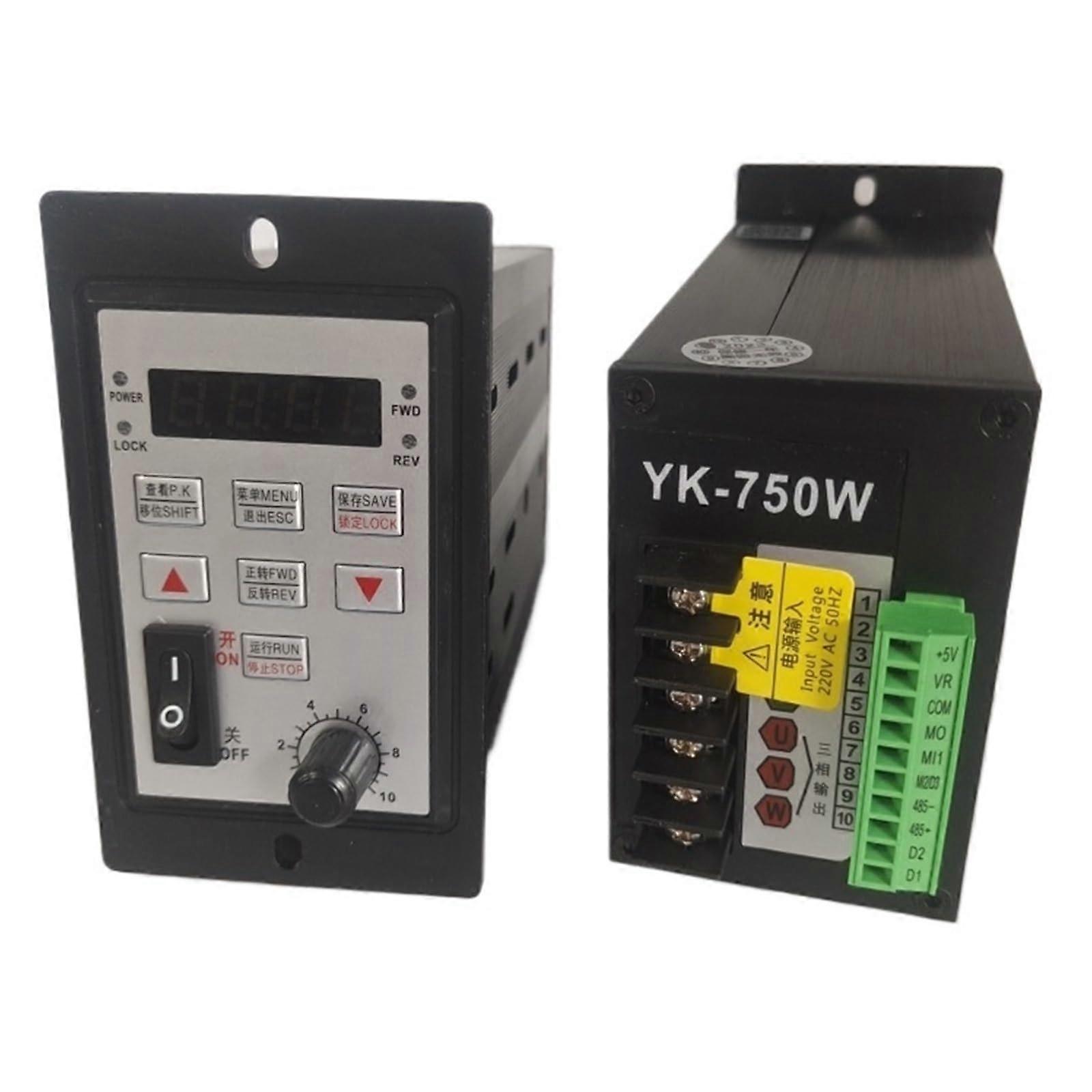 YK750W Single Phase 220V to Three Phase Fan Motor Speed Controller for HVAC, 750W Variable Inverter