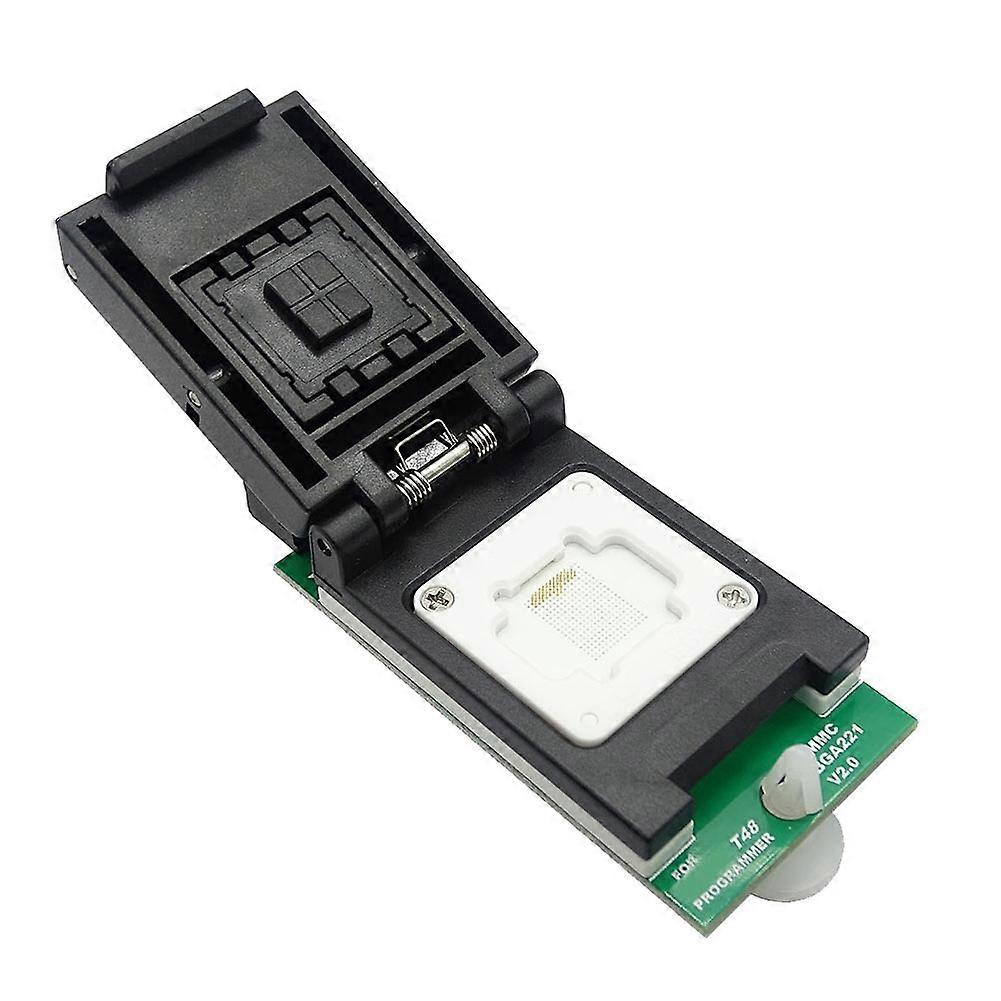 For XGecu T48 Programmer EMMC BGA221 Adapter Upgrade 2.0 Version Double Head Probe Holder