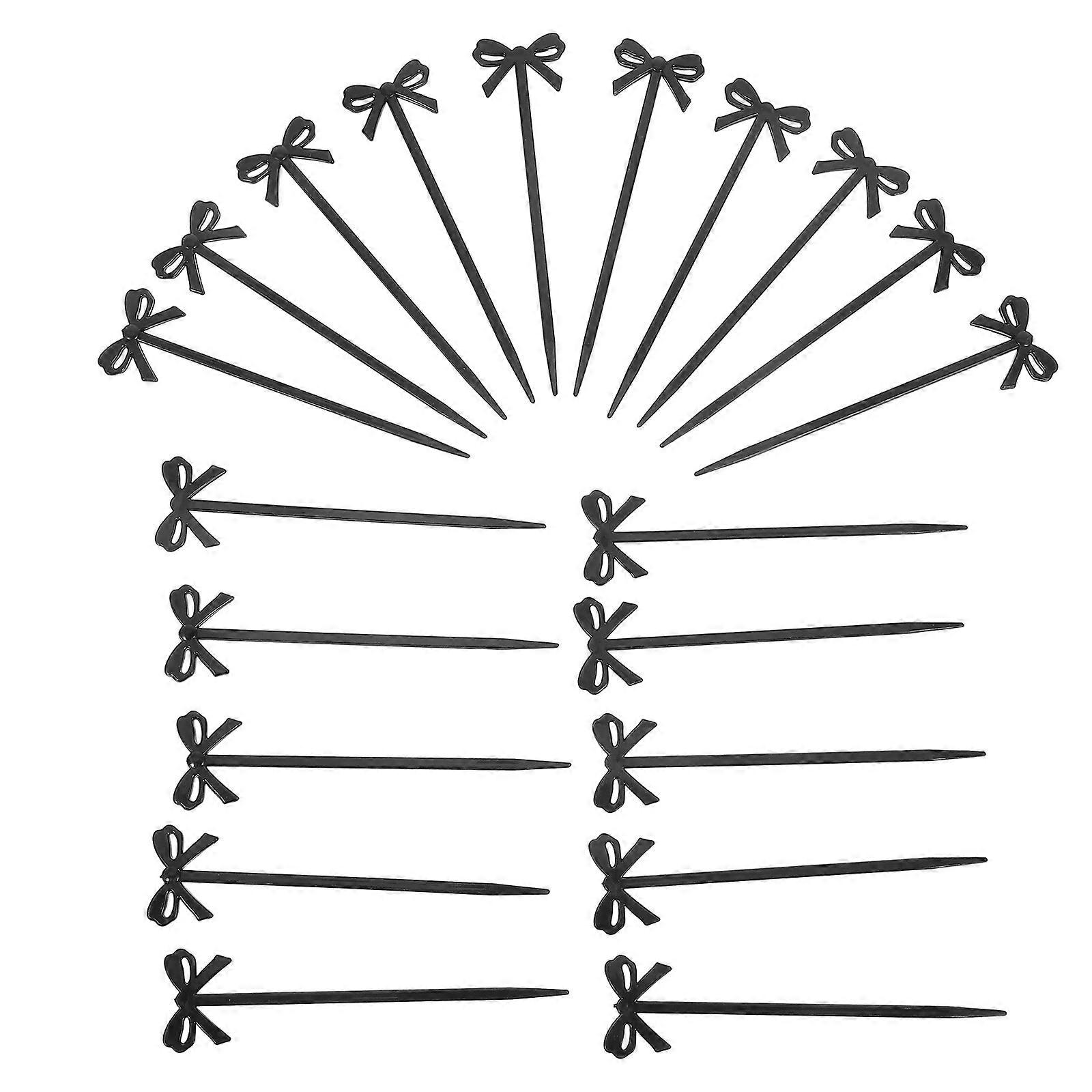 Cocktail Picks Bow Shape Food Pick Party Use 20Pcs Versatile Picks
