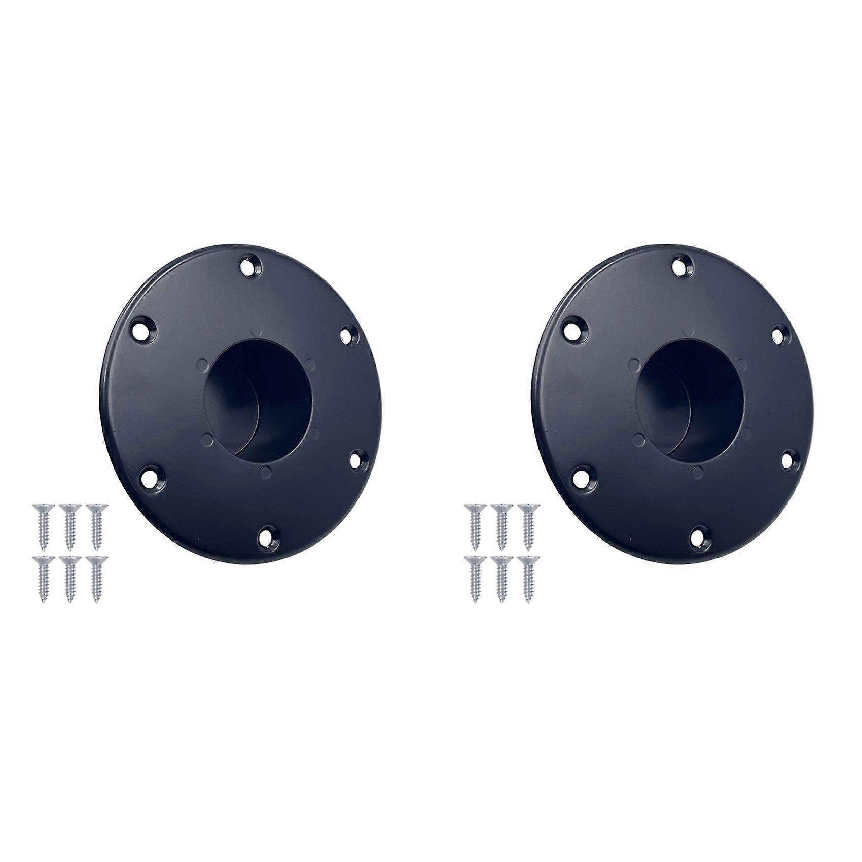 2X RV Trailer Table Base Mount Pedestal Base Round Flush Mount Table Leg Base