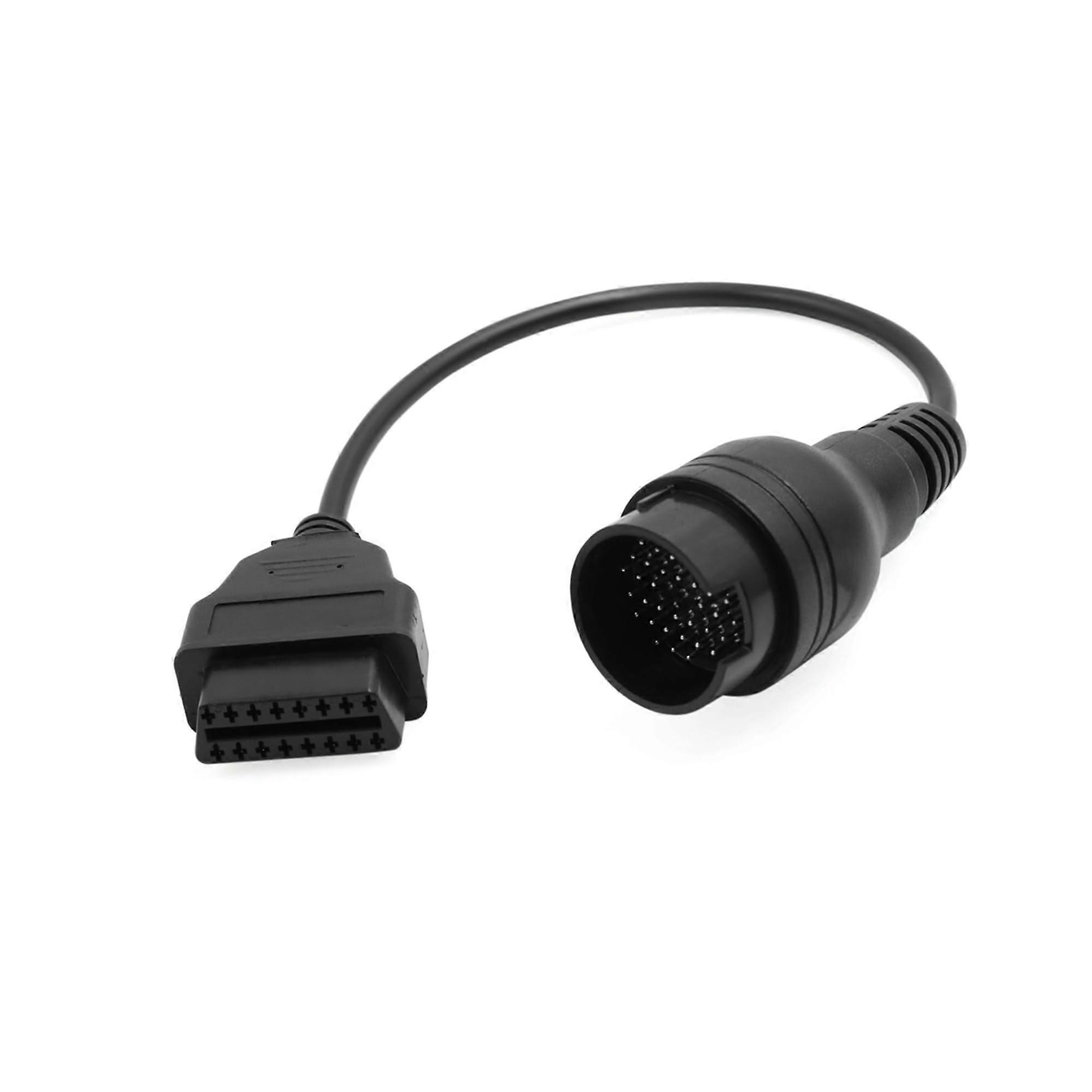 38 Pin to 16 Pin OBD2 Diagnostic Cable Adapter for Mercedes Benz Scanner with Durable PlugandPlay Design