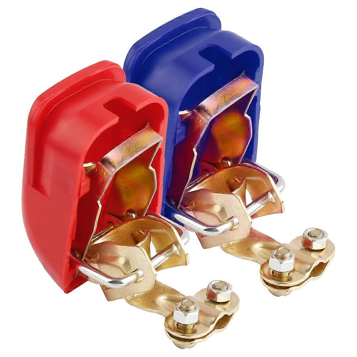 1 Pair Quick Release 12V Battery Terminals Clamps for Car Caravan Motorhome Secure Connection