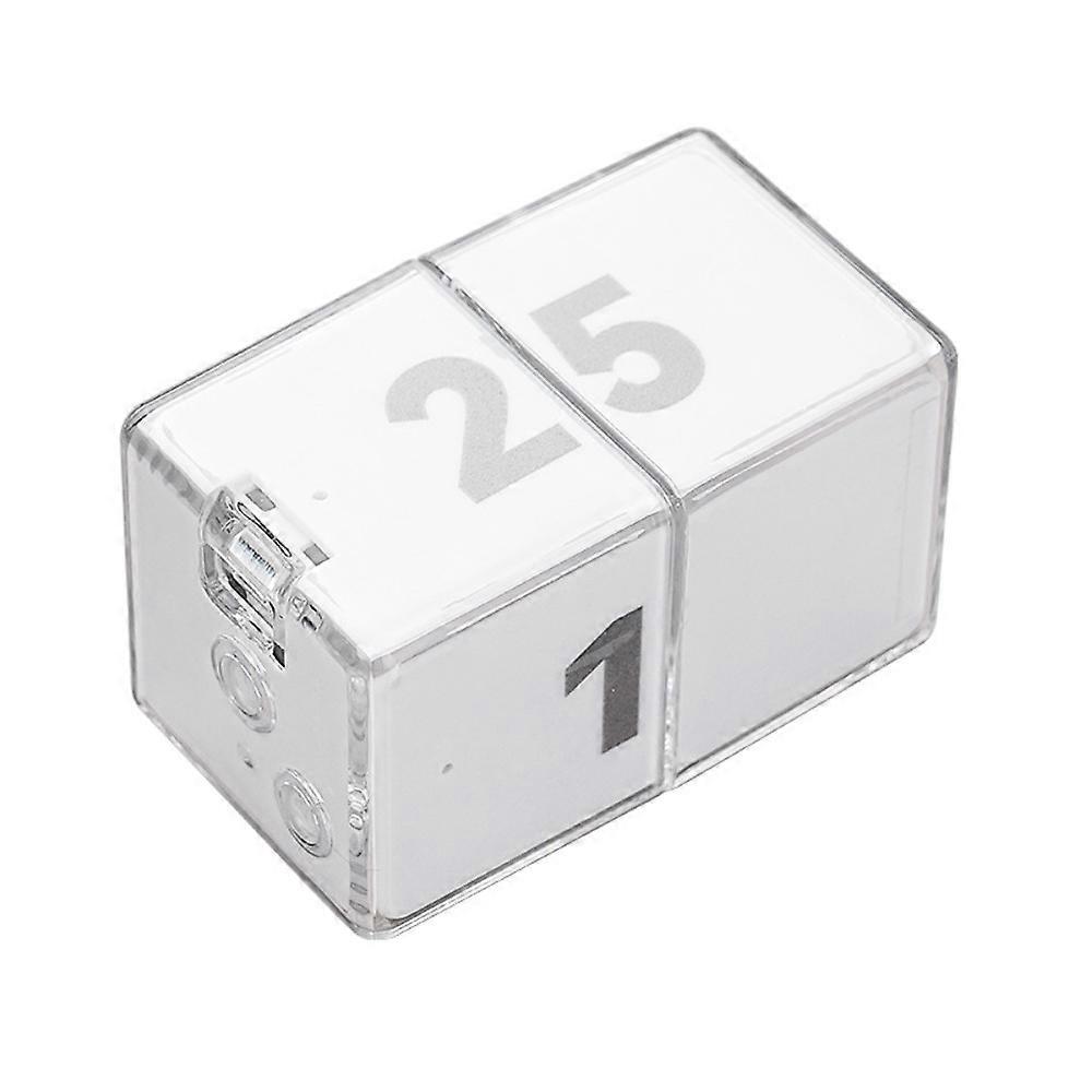 1 Pc Flip Gravity Sensing Timers Cube Countdown Timers Visual Flip Productivity Cube Timers LED Display