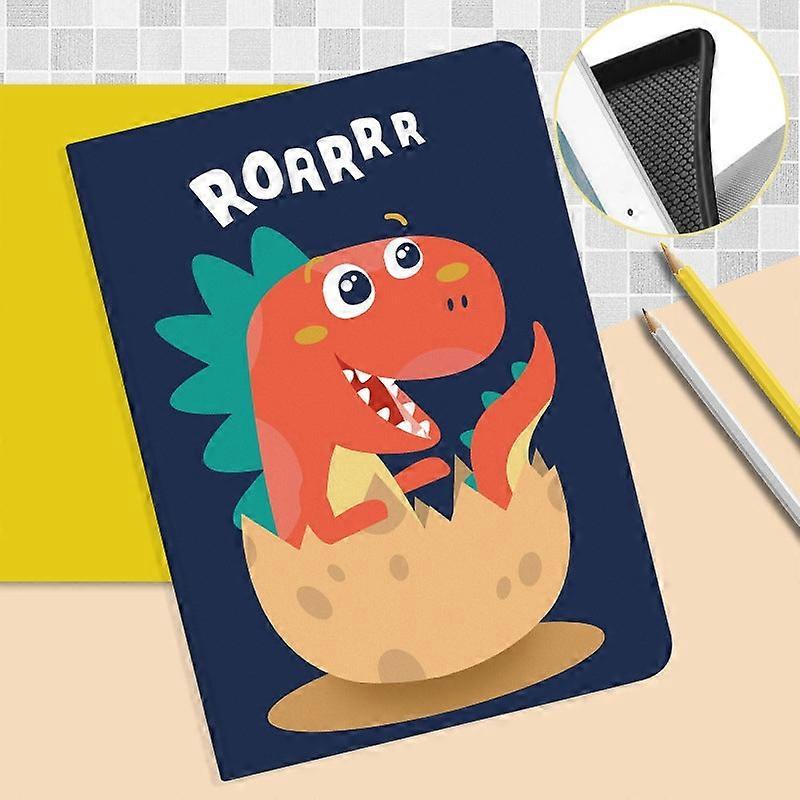Stylish Case For Ipad 10.2 Inch Eggshell Dinosaur Silicone Cartoon