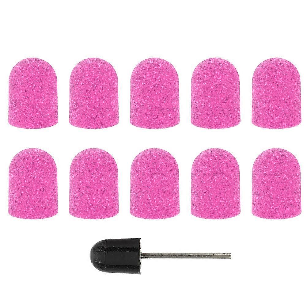 Sanding Caps Manicure Nail Polishing Covers for 1Set Durable Use