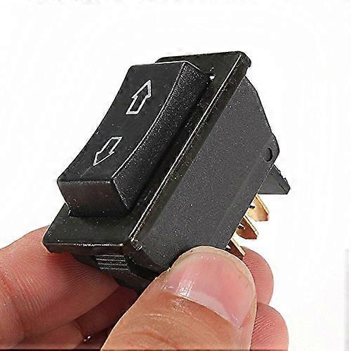 DC 12V 20A Car Power Window Switch 5 Pin Universal Electric Control Replacement Black