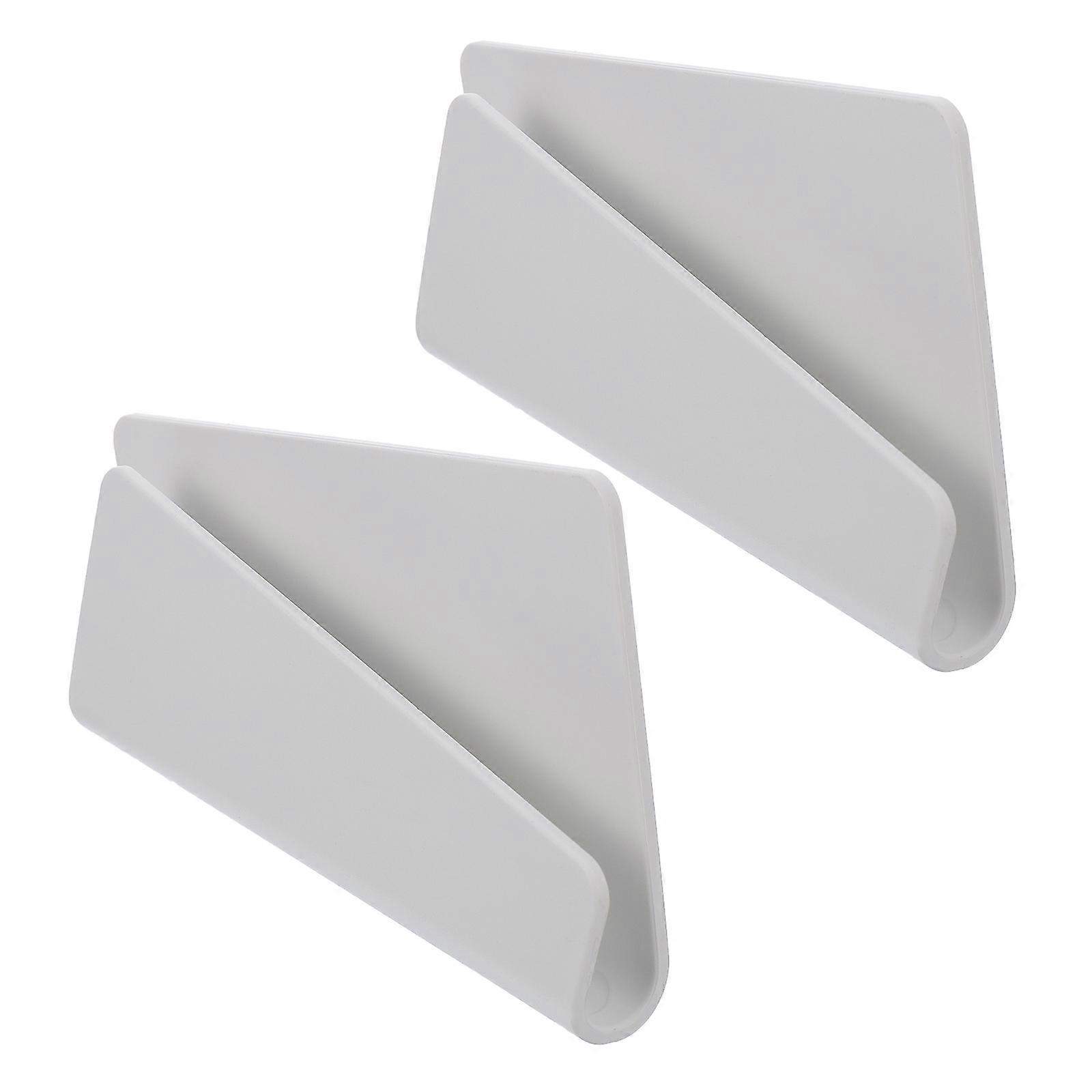 Wall Phone Holder Wall Mount Phone Charging Bracket for 2Pcs White Use