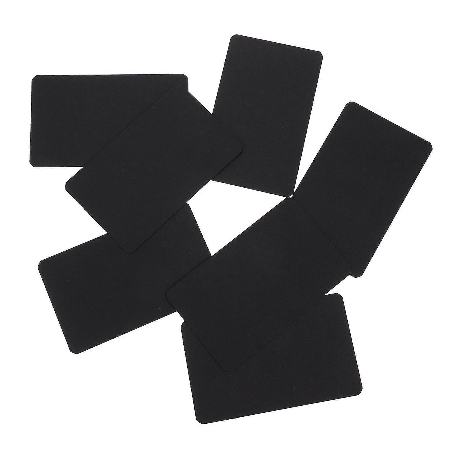 Blank Card Paper for DIY Usage Black Color 200Pcs Pack