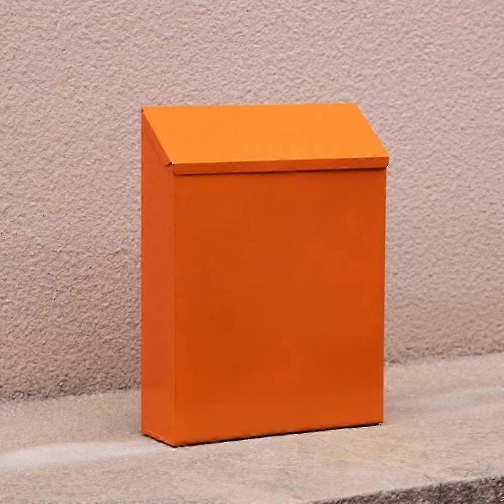 25-26 Metal Postbox with Lock Mail Box Universal Mailbox Versatile Drop Box for Outside House