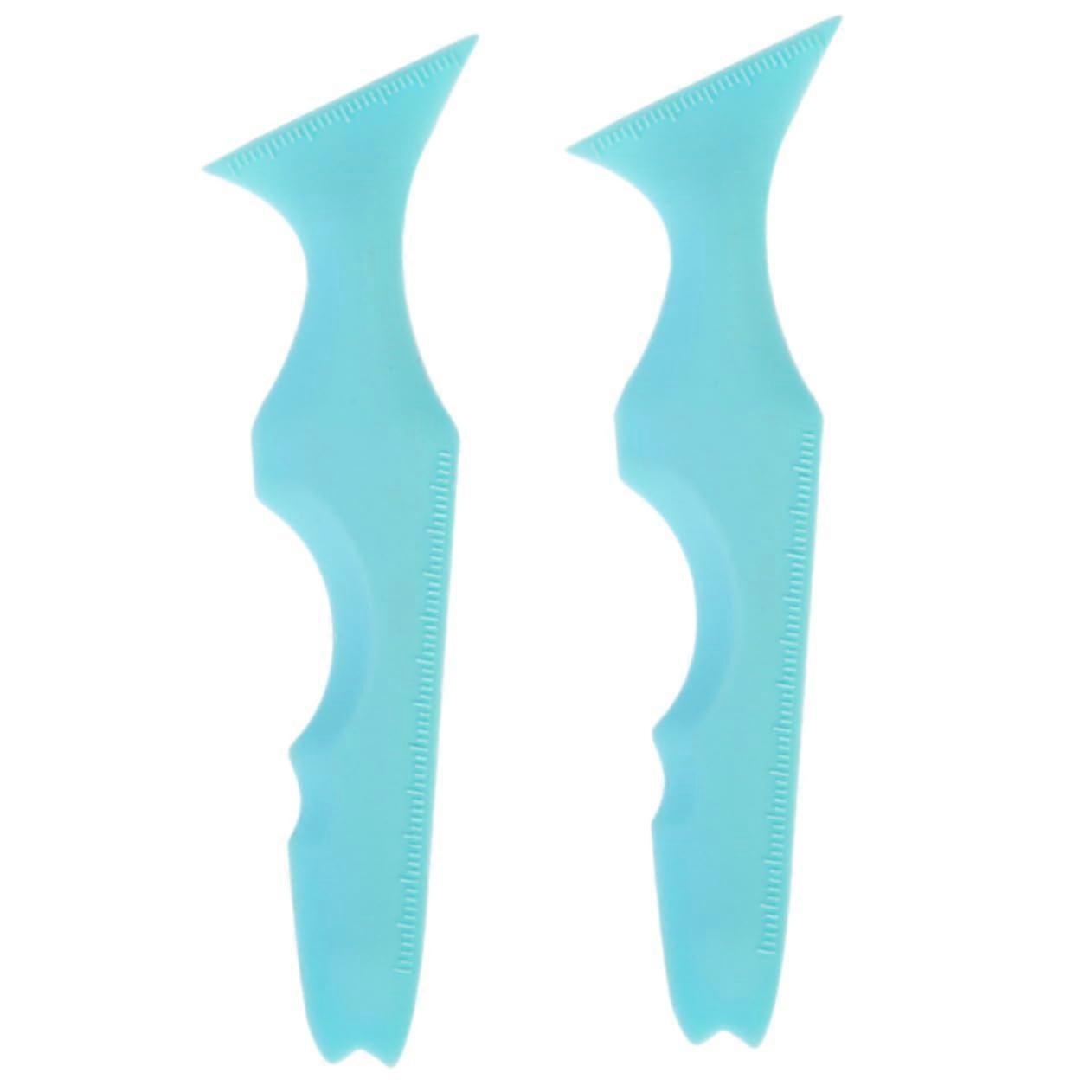 Silicone Eyeliner and Eyebrow Stencil Set with Precise Positioning and Winged Makeup Template