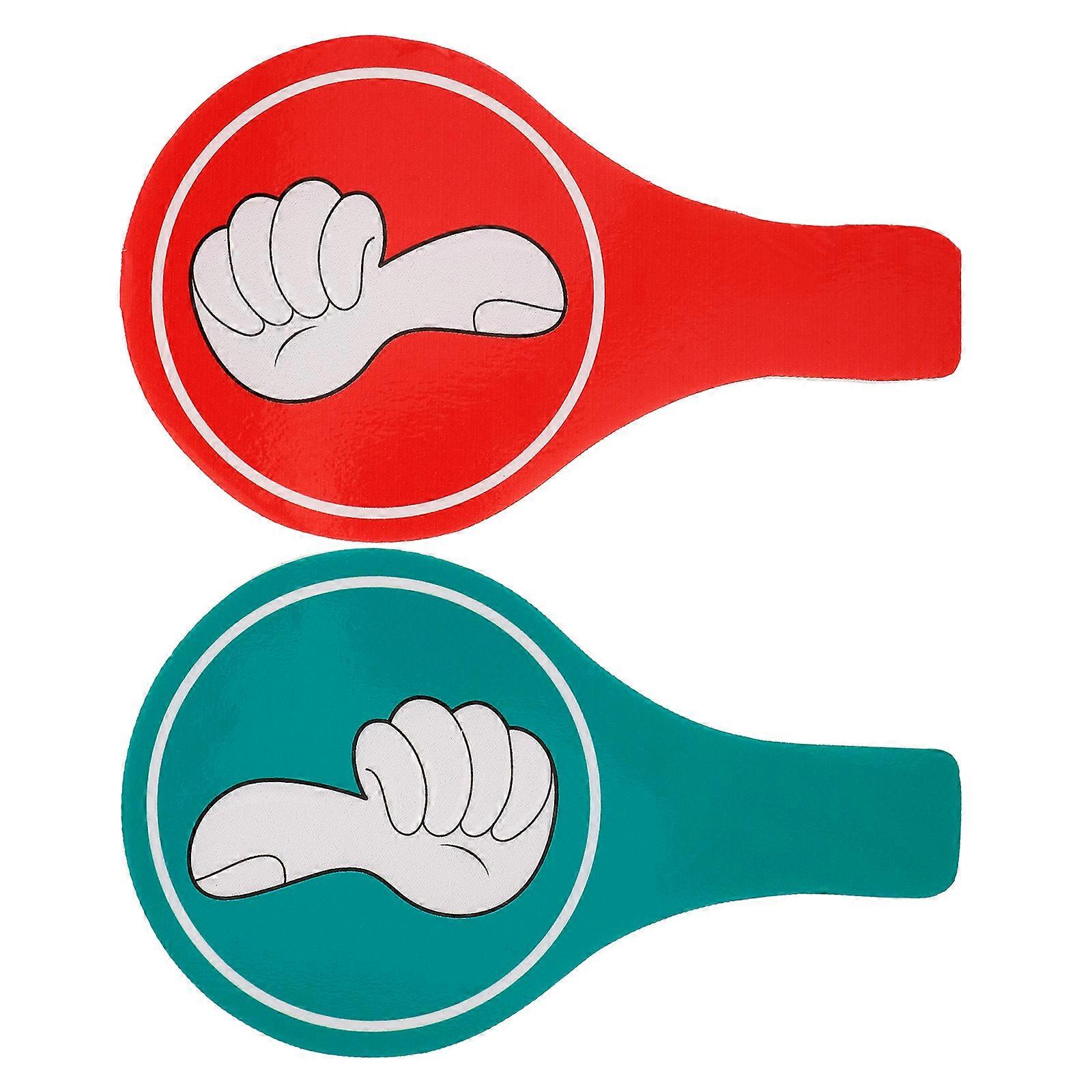 Thumb Up Thumb Down Paddles Handheld Classroom Voting Paddle for 3Sets