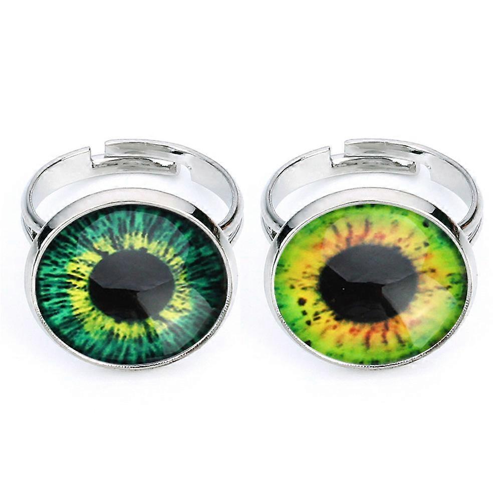 Glass Patch DIY Circular Eye Glass Interface Patch for Jewelry Making 20Pcs