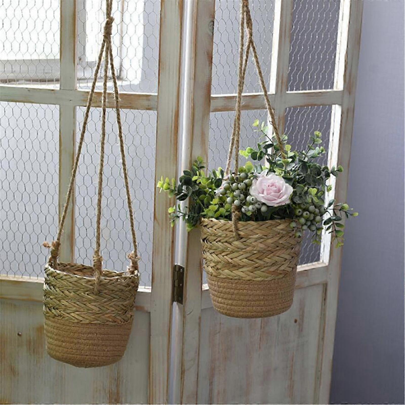 2025 Hanging Basket Coconuts Fiber Planter Inserts Replacement Liner For Flower 6PS