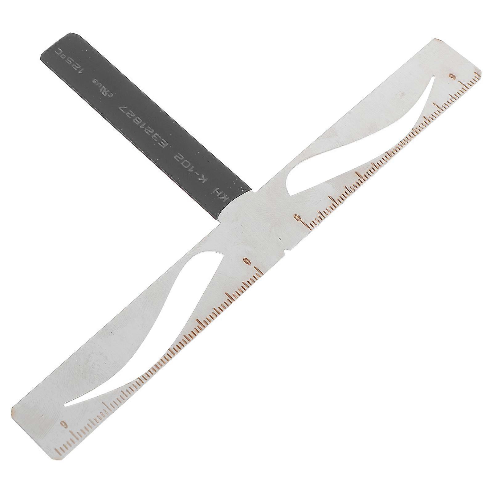 Eyebrow Ruler Stencil Kit for Makeup Use with Classic Positioning Ruler