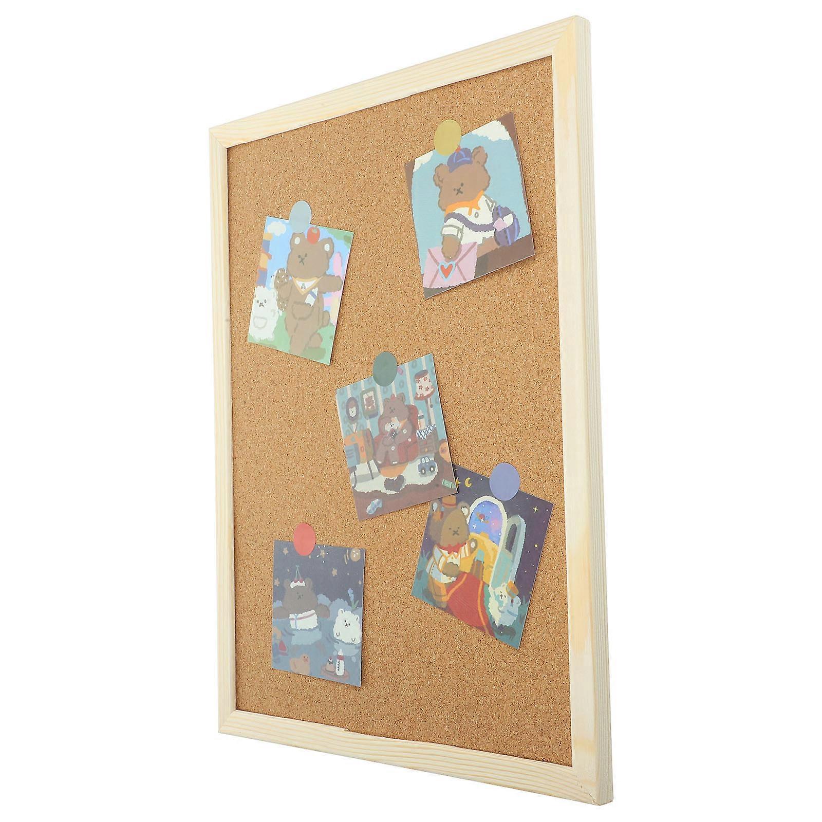 Display Cork Board Bulletin Board for Office Use 4Sets Household Message Boards