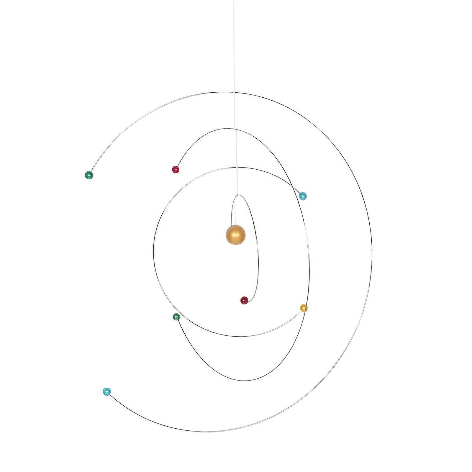 Balanced Dynamic Atom Hanging Mobile for Educational Science Projects
