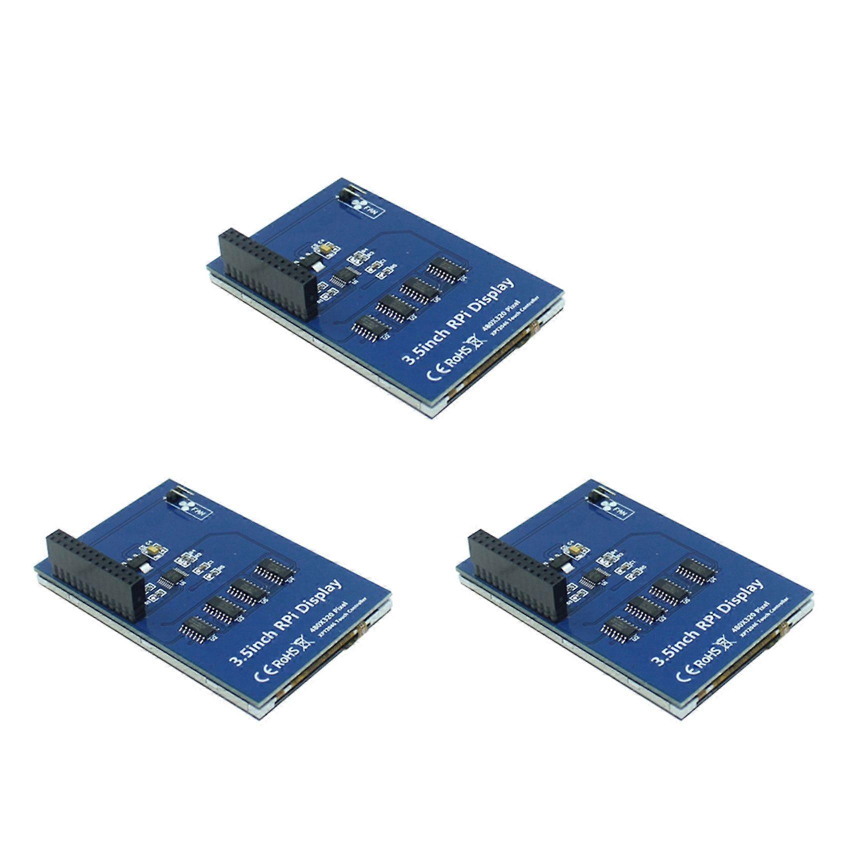3X 3.5 Inch Resistive Touch Display Screen TFT LCD 480X320 Display for Raspberry Pi 4B/3B+/3B/Zero W