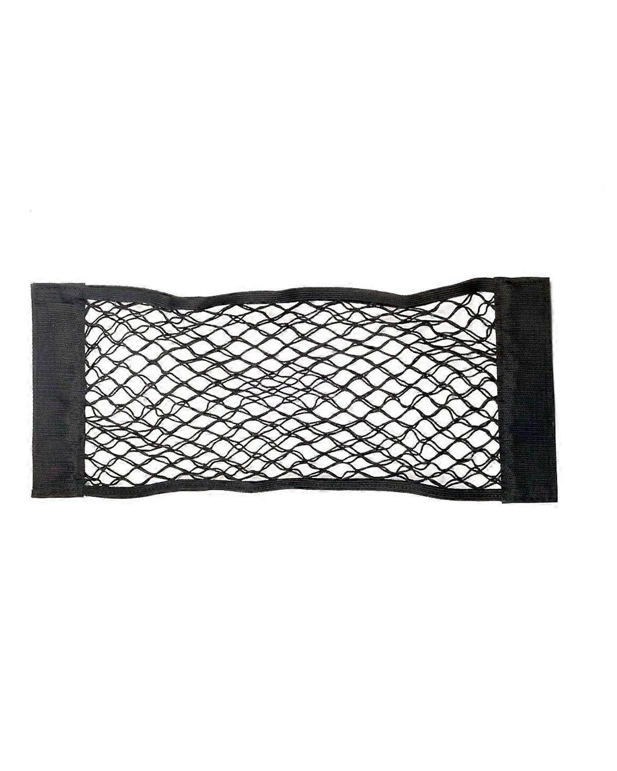Universal Car Trunk Organizer with Mesh Net, Foldable Rear Seat Back Boot Storage Bag 60x25cm