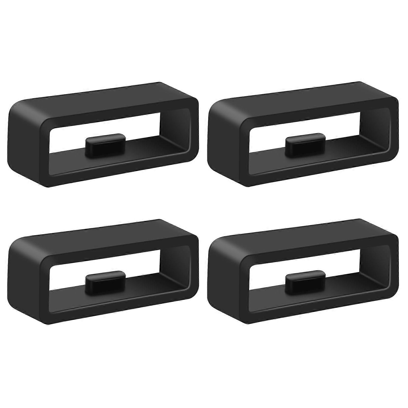 Watch Band Keeper 4 Pack Silicone Strap Loops Secure AntiSlip for Garmin Multiple Models
