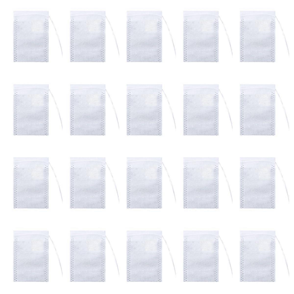 200pcs Disposable Drawstring Tea Filter Bags for Loose Leaf, Coffee, Herbs, LeakResistant