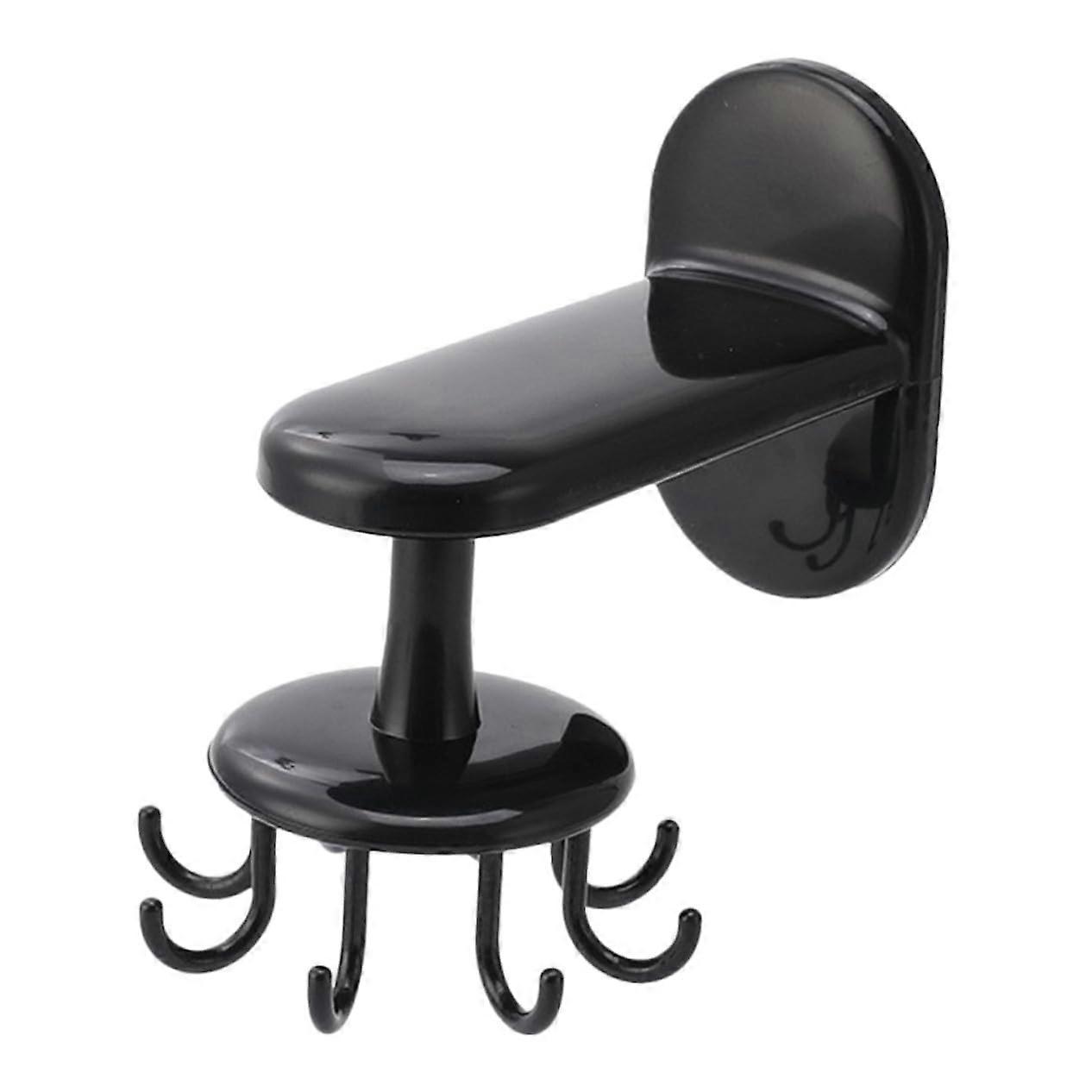 Kitchen Wall Hooks 360° Rotating Utensil Rack SelfAdhesive SpaceSaving Holder for Kitchen Bathroom