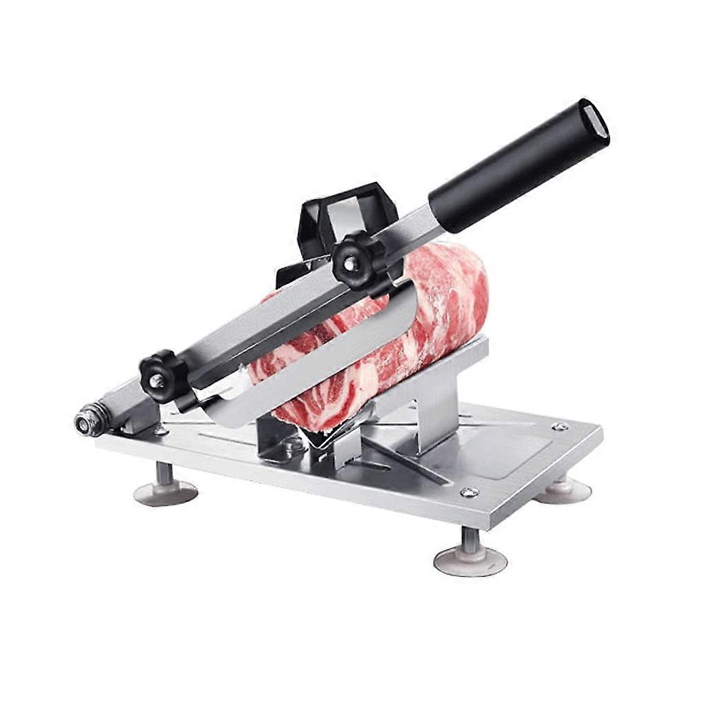 Manual Meat Cutter with Adjustable Thickness for Lamb Beef and Vegetables, Precision Blade