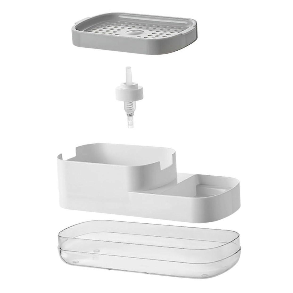 Foaming Soap Dispenser with One Hand Operation, Refillable for Kitchen Bathroom Home Office