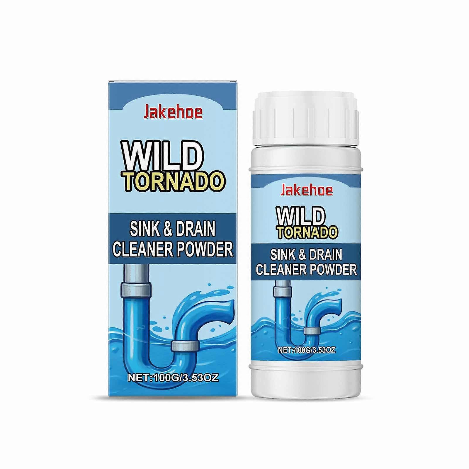 Fast Pipe Dredging Powder, Odor Removal, Kitchen Bathroom Drain Cleaner ,100g