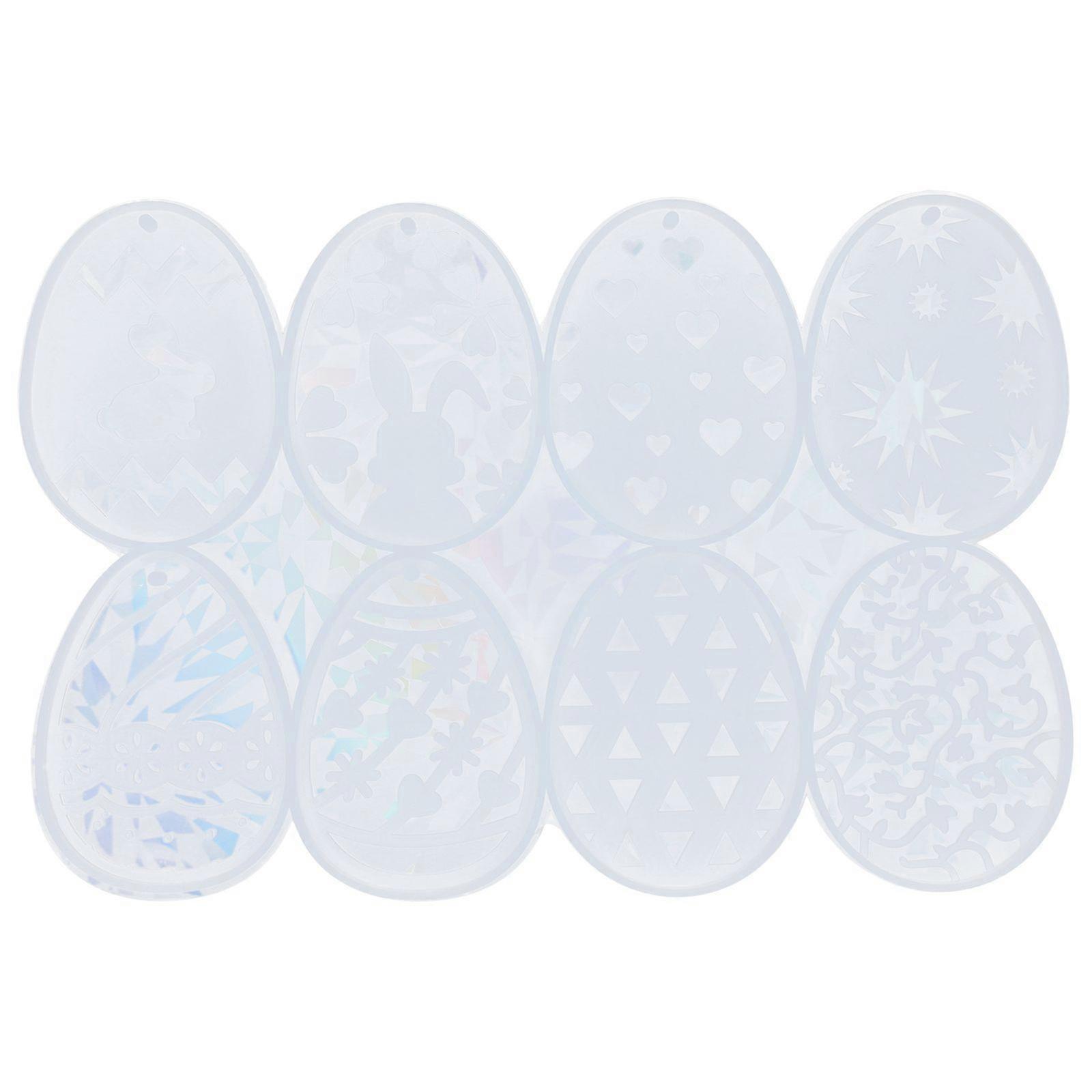 Silicone DIY Keychain Mold Easter Keychain Making Mold Easter Egg Key Hanging Charm Mold