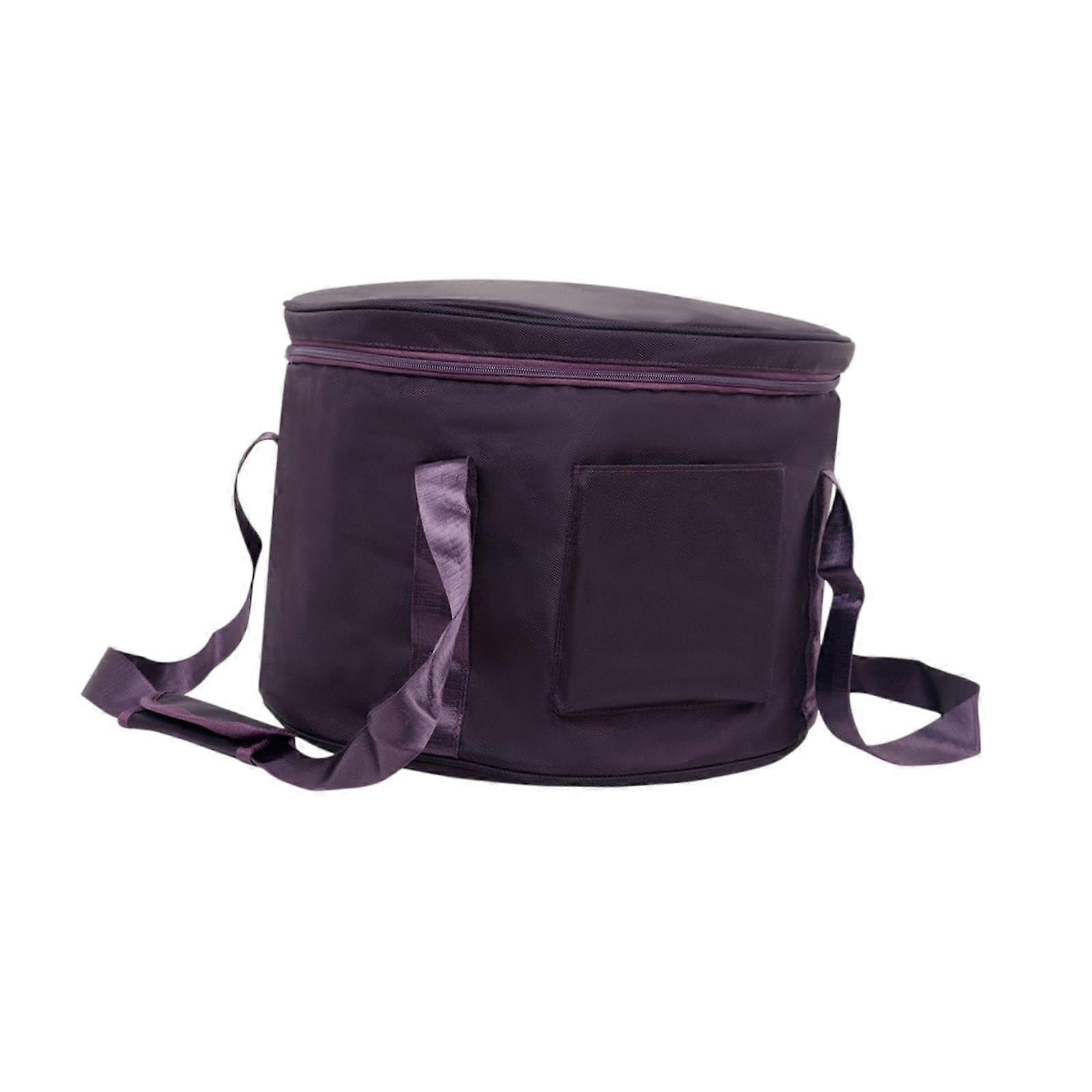 Singing Bowl Case with Protective Padded Interior for Secure Travel and Storage, 25.4cm