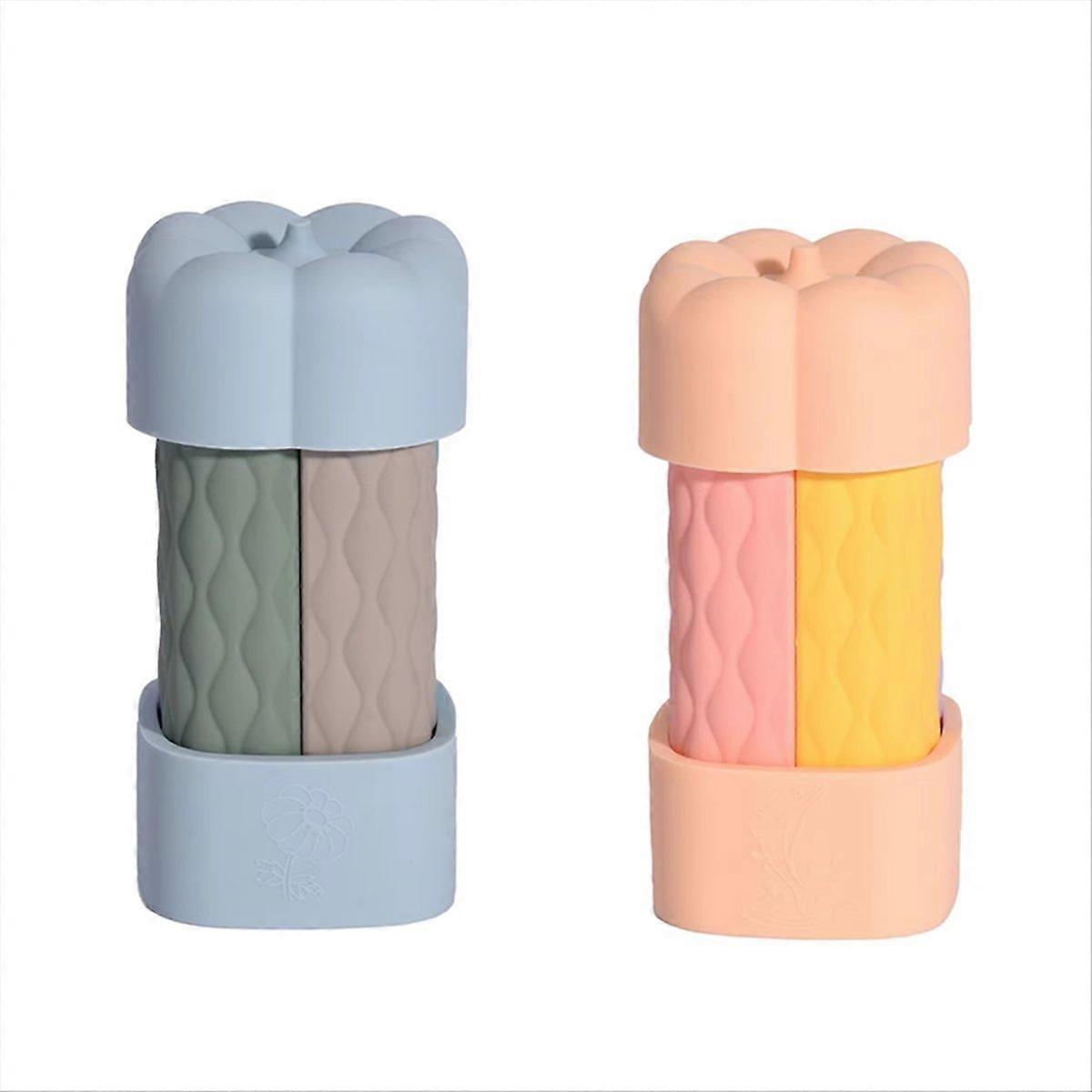 Silicone Travel Bottles Set Leak Proof Squeezable Containers