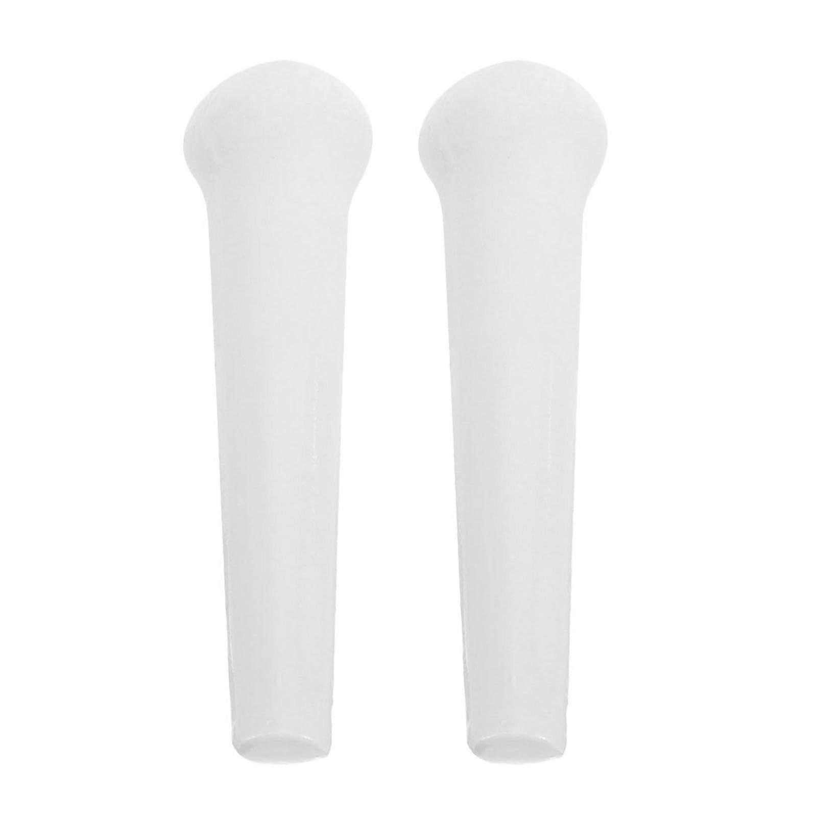 2pcs Ceramic Porcelain Pestle Set for Garlic Ginger Grinding Spice Crushing Smooth EasyClean Surface