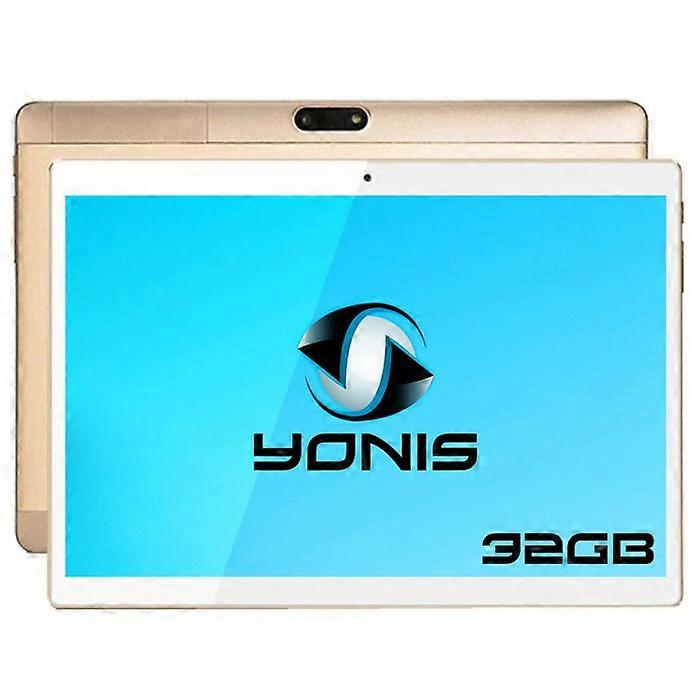 Tablet Android de 10 polegadas, 7.0 Octa Core, RAM, Bluetooth, GPS, Dourado, 128 GB de ROM, YONIS