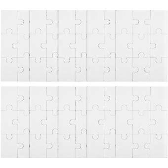 Blank Puzzles DIY Blank Puzzle for Creative Crafts 10 Sheets Collection