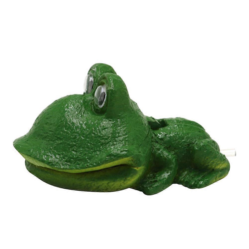 Fish Tank Frog Bubble Stone for Aquarium Oxygen Diffuser Resin Decoration