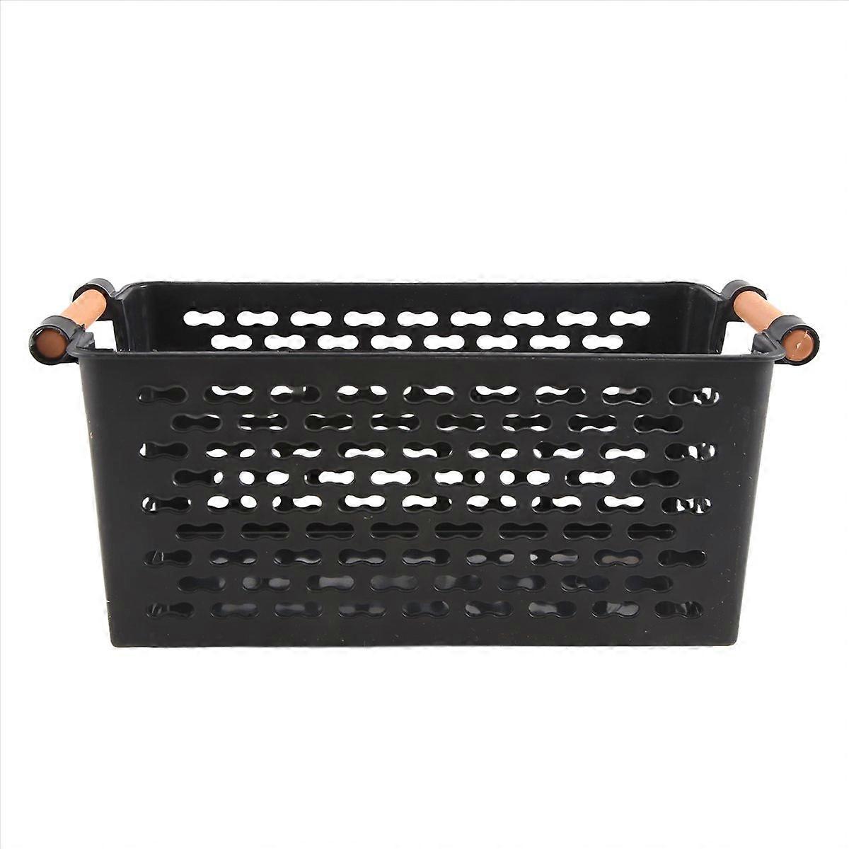 Plastic Desktop Storage Basket Rectangular Bathroom Portable Storage Box Bath Basket Kitchen Debris 