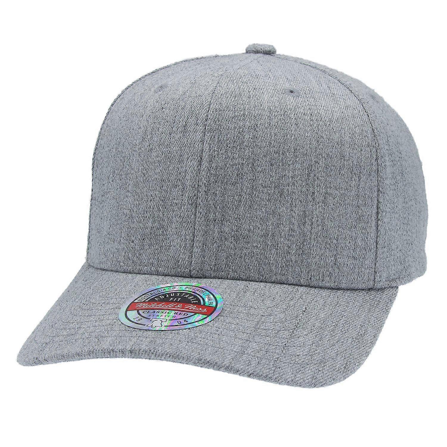 Mitchell & Ness Snapback Stretch Cap CLASSIC BLANK grey
