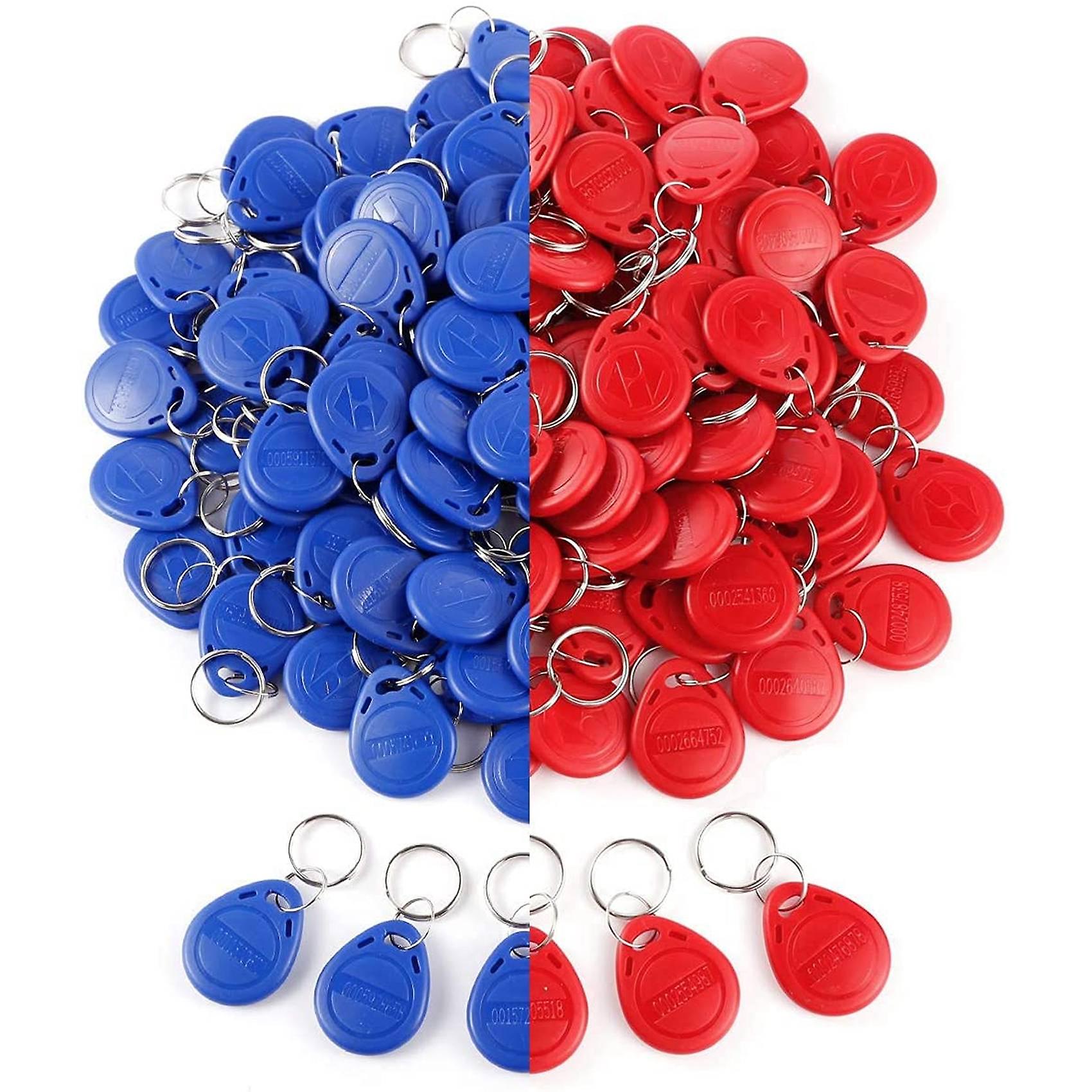 50Pcs 125 Khz Proximity ID Card RFID Keyfob Access Control Key for Door Entry Access Control System