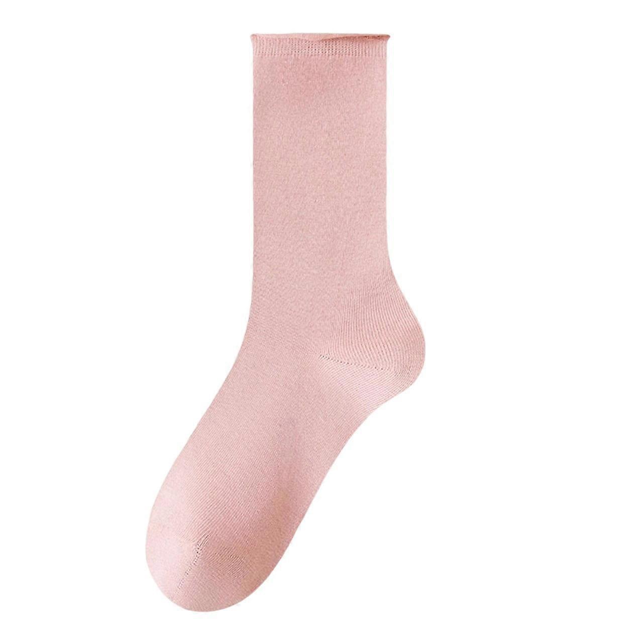 Women's Mid-calf Solid Color Socks Comfortable Warm Breathable Multicolor Socks