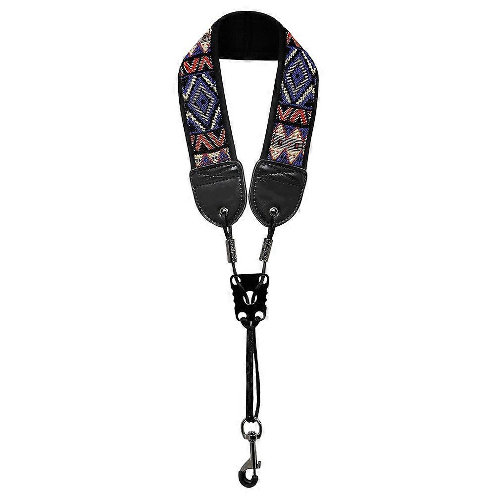 Adjustable Tenor Saxophone Neck Strap for Performance with 4Pcs Blue Straps