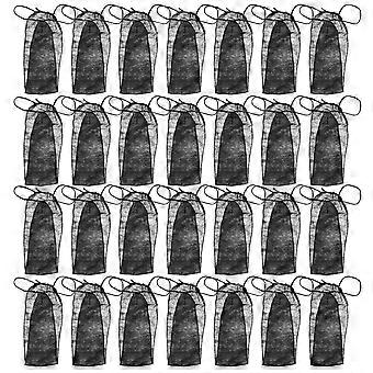 100Pcs Women Disposable T-Back Non-Woven Thong Sauna Briefs Practical Underwear Black